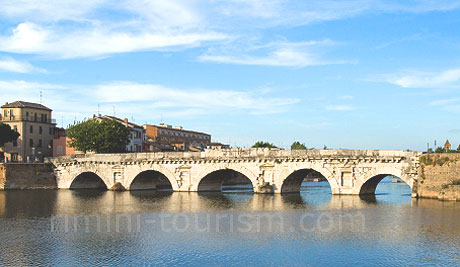The bridge of tiberius rimini photo